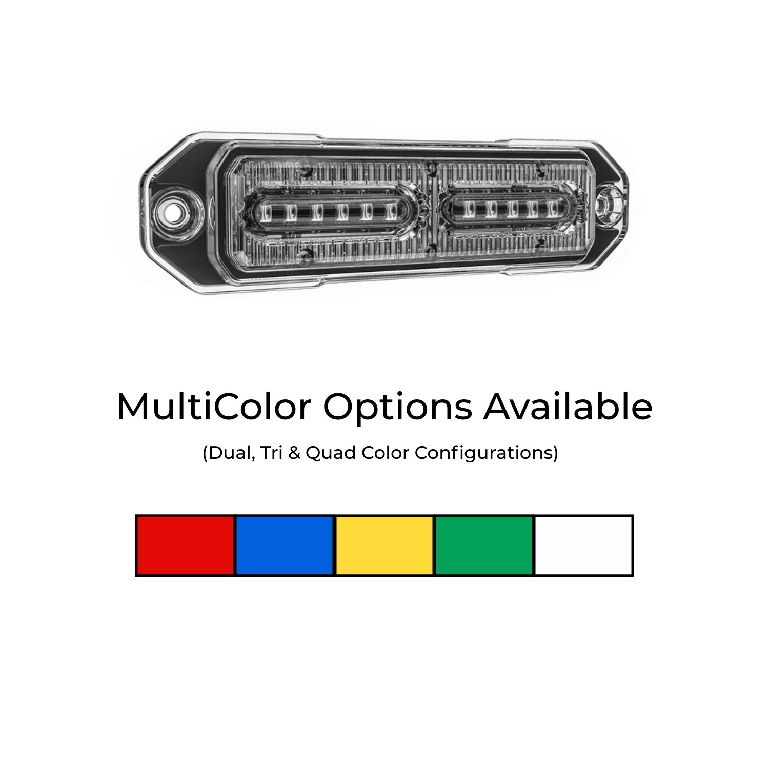 Z-12 MC Linear LED Surface Mount Warning Light Head | STL