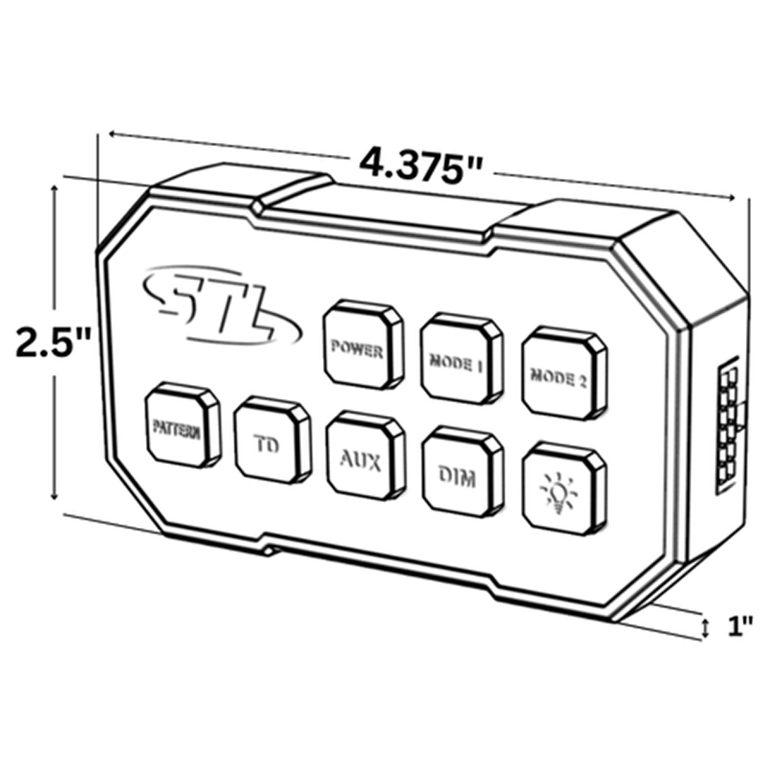Grand Control Switch Box - C-GCB | SpeedTech Lights
