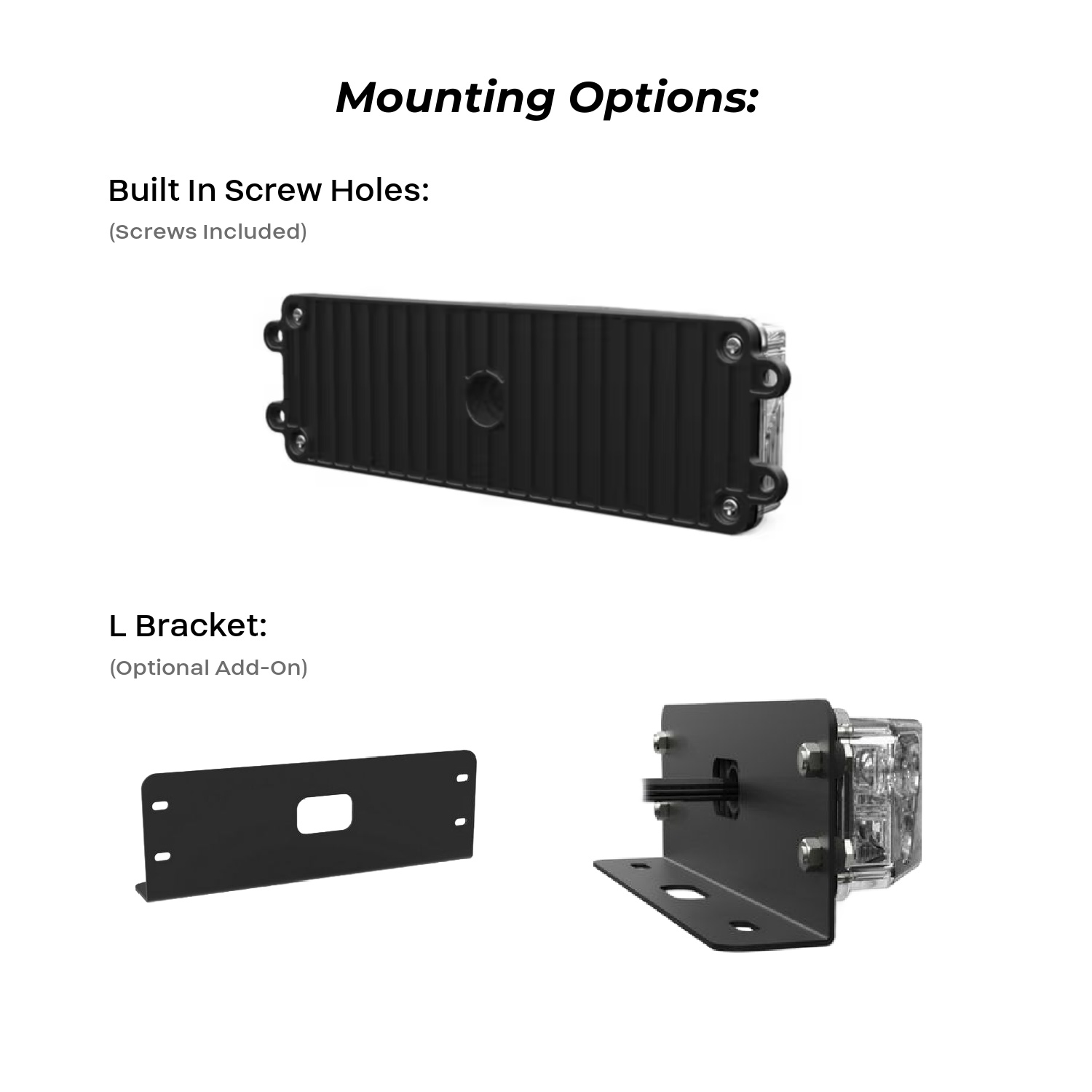 Half Octo LED Surface Mount - G-HOT4 | SpeedTech Lights